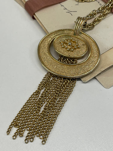 Gold Tassels Necklace Bloomers and Frocks